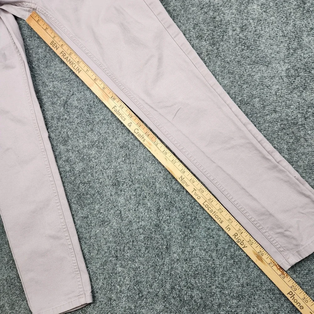 Stio Jeans Womens 4 Light Purple Mid Rise Straight Stretch Denim Organic Cotton - Picture 8 of 10